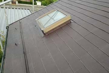 施工前トップライトまわり